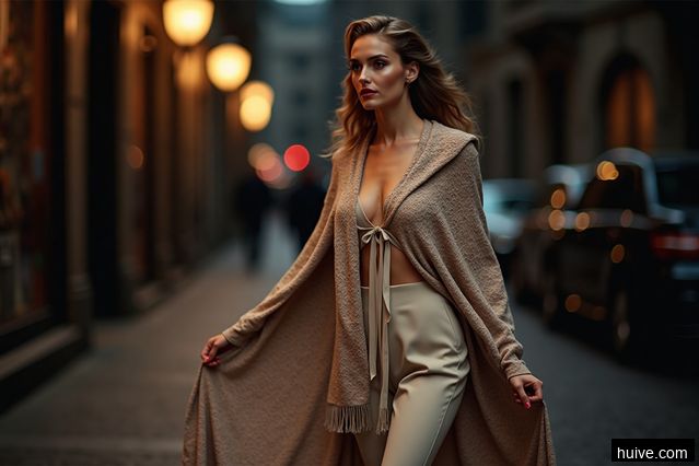 From day to night: Transitioning your look with Huive.com's elegant shawls and wraps